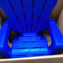 Little Tikes Kids Garden Chair 2 Pack in Blue, Outdoor Toddler Activity Adirondack Chairs for Picnic, Garden, Patio, Backyard & Beach, Outdoor Chair Set