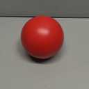 Jolly Pets Push-n-Play Ball Dog Toy, 6 Inches/ Medium, Red (306 RD)