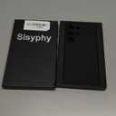 Aramid Fiber Case for Samsung Galaxy S24 Ultra 5G with Carbon Fiber Texture, Super Slim Protective Cover Skin, Soft Touch Sturdy Durable Case, Snap-on Back Cover Wireless Charging Friendly (Black)