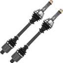 Rear Left/Right CV Axle for Polaris Sportsman 570 SP/EPS/Touring/X2/Big Boss/Premium/Trail, for Sportsman 450 2015 2016 2017 2018 2019 2020 2021 2022, Replace for 1333275 1333677 1334438, 2 Rear Axles