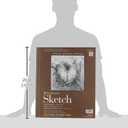 Strathmore 400 Series Wire Bound Sketch Pad, 60 lb. Paper, 11 X 14 inches, White, 100 Sheets (455-4)