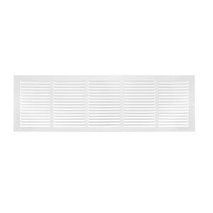 32" x 10" (Wall Opening Size) White Sidewall/Ceiling Return Air Grille (672 Series)