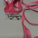 Cat Vest Harness and Leash Set for Walking Escape Proof, Adjustable Kitten Harness Breathable Mesh with Reflective Strips Harness for Kitty Puppy Bunny (Pink,XS)