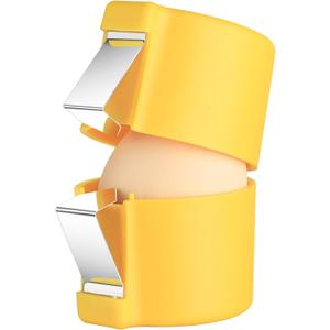 Egg shell opener, Eggshell opener, Egg Clip for Raw Eggs, Egg Peeler for Hard-boiled eggs, Home kitchen Gadgets to Quickly Cut Eggshells (Yellow)