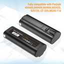 Powerextra 2 Pack 4000mAh 6V Battery Compatible with Paslode 404717 B20544E BCPAS-404717 404400 900400 900420 900600 901000 902000 B20720