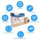 Silicone Scar Sheets, Silicone Scar Tape Roll (60x1.6), Professional Scars Removal Treatment, Scar Silicone Strips, Reusable Silicone Scar Strips Type for Keloid, C-Section, Surgery, Keloid, Acne