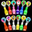 2 x Halloween Party Favors for Kids, 24 Pack Finger Lights Halloween Treats Toys Bulk, Goodie Bag Stuffers, Trick or Treat Toys, Classroom Favors Prizes Gifts, Party Supplies