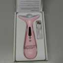 Facial and Neck Massager for Face, Neck - Skin Lifting & Firming - Wrinkle & Dark Circle Reducer - at Home Skin Care Face Sculpting Tool and Neck Massager-Milky White (Single Head)