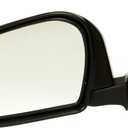 Dorman 955-1240 Driver Side Manual Door Mirror - Folding Compatible with Select Toyota Models, Black