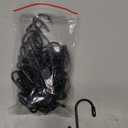 30 Pack S Hooks for Hanging, 3.15 inch Stainless Steel S Shaped Hooks Curtain Hooks Heavy Duty S Hooks for Hanging Pots and Pans, Plants, Jeans, Clothes, Jewelry, Towels, Cups (Black)