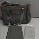 Purses And Wallets Set For Women Tote Satchel Handbags Shoulder Bag Top Handle Totes Purse With Matching Wallet DarkGrey