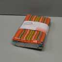 THREAD SPREAD Kitchen Dish Towels, 100% Cotton Salsa Towels, Set of 4 (16x28 Inches), Multi Purpose Cooking Drying Restaurant Bar Cleaning Cloth Napkin, Highly Absorbent, Lint Free (Red & Orange)