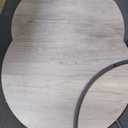 Round Coffee Table with Storage,Lift Top Coffee Table for Living Room Reception Room,2 Tier Small Round Table Dining Center,Grey