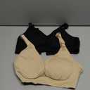 iloveSIA Nursing Bras for Mom Breastfeeding, Seamless Supportive Sleep Bra for Maternity Postpartum S-2XL 2 Pack.Size M