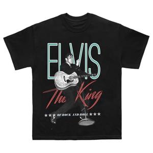 Official Elvis Presley Merch The King TShirt, M