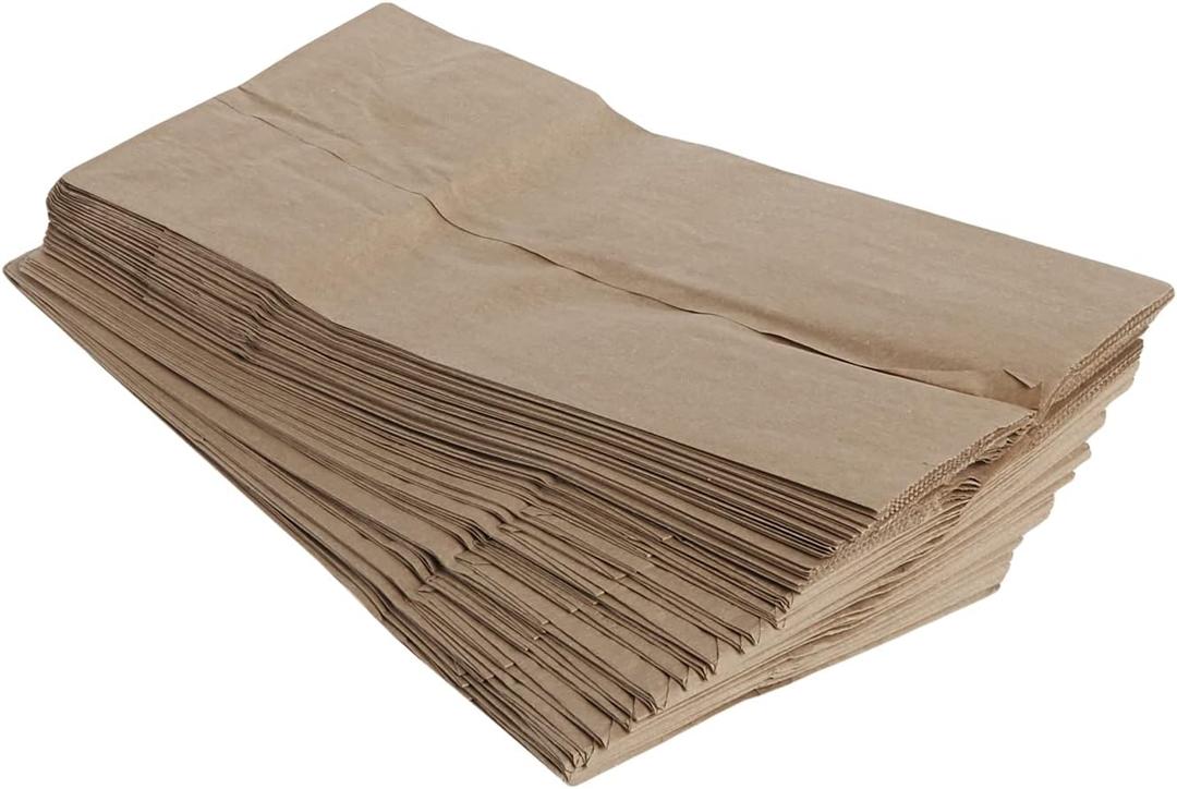 AJM Brown Paper Lunch Bags 40 Count, 1 Pack