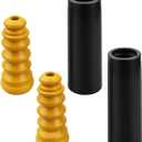 1J0512131B Rear Suspension Bump Stop Shock Absorber Strut Boot Kit Fit for VW Golf/Jetta/Polo/Audi A2/ SEAT Ibiza/Cordoba, Replacement Part Number 6Q0512131B, Rubber