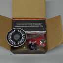 Pull Down Spray Head Replacement - for Kitchen Faucet Sprayer Head with 15 Adapters, 3 Function Pull Out Faucet Spray Nozzle, Brushed Nickel