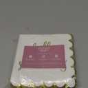 50 Pack Scalloped Hello Sweet Baby Napkins for Baby Shower Decorations (6.3 In)