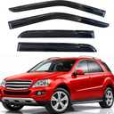 KPY Rain Guards Fit for 2006-2011 Mercedes-Benz ML350 ML500, Out-Channel Window Visors Vent Wind Deflectors 4PC, Car Accessories for 06-11 Mercedes Benz ML Class