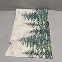 AVOIN colorlife Christmas Trees Snowflake Extra Long Lumbar Pillow Cover 14 x 36 Inch, Winter Holiday Long Body Pillow Case for Bed Sofa Bench