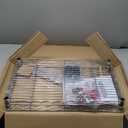 Simple Deluxe Heavy Duty 3-Shelf Shelving Unit, 24.02" D x 13.78"W x 21.97" H, 3 Tier, Chrome