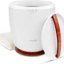 SereneLife Counter Towel Warmer Bucket - with Customized Fragrance for Spa and Bathroom, Luxury Towel Heater, Auto Shut Off, Fits 1 Large Towel, Blanket, Bathrobe, PJs (Cherry)