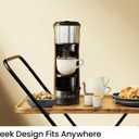 CHEFMAN Single Serve Coffee Maker, K Cup Coffee Machine: Compatible with K-Cup Pods and Ground Coffee, Brew 6 to 12oz Cup Drip Coffee Maker, 40oz Water Reservoir, Cup Lift, Filter Included