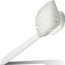 CFS 36620L00 Flo-Pac Plastic Handle Utility Scrub Brush, Nylon Bristles, 20" Length, 2" Bristle Trim, White, 1 Count