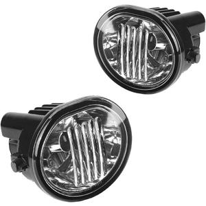 Driving Fog Lights Lamps Replacement for 2003-2008 Toyota Matrix, 2003-2008 Pontiac Vibe, 2004-2010 Scion TC with 9006 12V 51W Halogen Bulbs& Wire harness kit (Clear Lens)