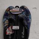 Sloggers Original Waterproof Rain and Garden Shoe for Women Outdoor Slip-On Garden Clog - Made in The USA with Premium Comfort Insole and Arch Support (10, Blue Floral Fun Print)