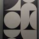 Framed Black and White Abstract Wall Art, Large Modern Canvas Prints Paintings Artwor for Walls, Minimalist Geometric Pictures for Living Room, Bedroom, Dining Room, Entryway Wall Decor 24x36 In