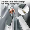 Oududianzi Leather Wallet Case for Samsung Galaxy Z Fold 7, PU Leather Flip Cover with Card Slots, Wrist Strap & Kickstand, Protective Phone Case, Green