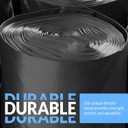 Reli. 40 to 45 Trash Bags Heavy Duty | 50 Trash Bags | Super Sizeable for Serious Garbage Cleanup (Black)