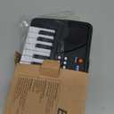 M SANMERSEN Upgraded Kids Piano Keyboard 37 Keys with Microphone, Music Toys Birthday Gifts for 3 4 5 6 Year Old Boys Girls, Black