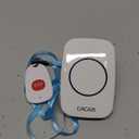 Caregiver Pagers Wireless Call Button for Elderly Patient Personal in Home Life Alert System for Seniors Range 260ft/80Menter,60 Ringtones (1SOS Button+1 Receiver)