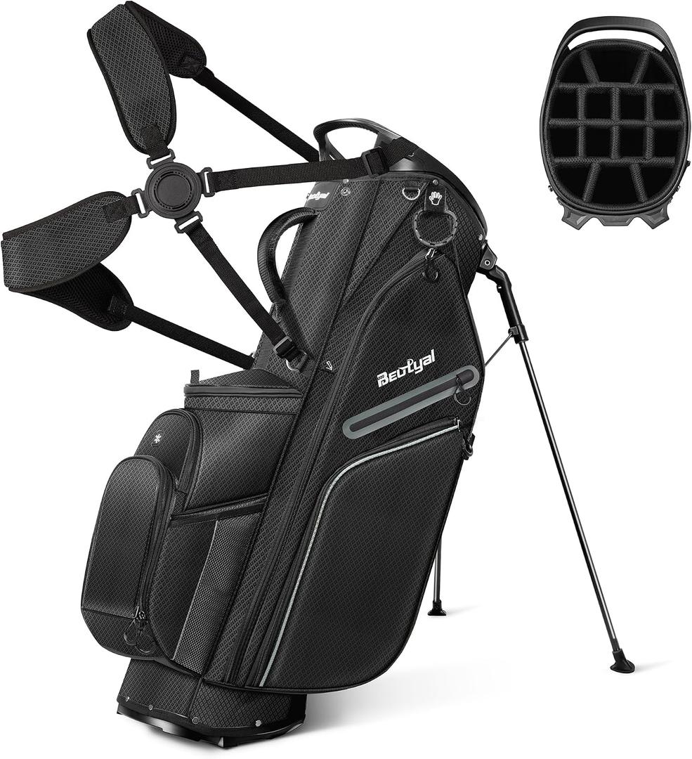 14 Way Golf Stand Bag, Full Length Divider Lightweight Golf Bag