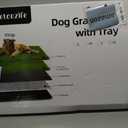 Petcozife Dog Grass Pad with Tray, 35"x23" Grass Pad for Dogs Potty with 2pcs Artificial Grass, Indoor Dog Litter Box for Balcony Apartment, Realistic, Washable, Less Odor