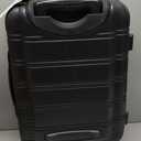 Rockland Melbourne Hardside Expandable Spinner Wheel Luggage, Black, Carry-On 20-Inch