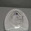 Toilet Seat, Elongated Toilet Seat with Toddler Seat Built in, Potty Training Toilet Seat Elongated Fits Both Adult and Child, with Slow Close and Magnets- Elongated (White)