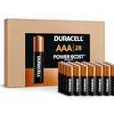 Duracell Coppertop AAA Batteries with Power Boost Ingredients, 28 Count (Pack of 1). Re-closable pack for quick, easy access and organized storage. Triple A Battery with Long-lasting Power