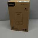 Homvana Humidifiers for Bedroom Home, 3.6 L Cool Mist Top-Fill 34H Super Long Time, Quiet 23dB, Baby Humidifier, Oil Diffuser for Large Room, House, Plant, Nursery, Office, BPA FREE, Ultrasonic (Grey)