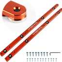 O'SKOOL Miter Bar Miter Slot Runner Slider Bars for Table Saw Sled and Crosscut Sled, 17 inch (430mm), 2 Pack, PTA024