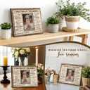 Dog Memorial Wooden Frame - Pet Photo Frame 8''x10'' with Meaningful Quote, in Loving Memory of Pup - Dog Loss Bereavement Keepsake, Wall Hanging, Table Decor - Sympathy Gifts for Pet Lover