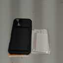 BXYJY for iPhone 16 Pro Max Case Wallet with Screen Protector (Tempered Glass), Card Holder (4-5 Cards), Slide Camera Cover, Military Grade Drop, Heavy Duty Men Women Case for iPhone 16 Pro Max, Black