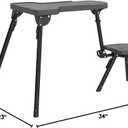 Caldwell Stable Table Lite with Weatherproof Tabletop, Ambidextrous Seat and Fully Collapsible Design for Easy Transport and Outdoor Target Shooting