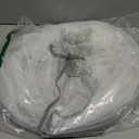 Orzbow Bassinet Cover for Cats - Breathable Mosquito Net Cover for Bassinets/Travel Cribs/Mini Cribs, Baby Mosquito Net to Keep Pets Out, with Two-Way Self-Locking Zippers and Storage Bag, White