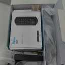 Veise VE07-H Fingerprint Smart Locks for Front Door with Handle Set, App Control, Keyless Entry Keypad Deadbolt, Digital Electronic Touchscreen, Easy Install, Auto Lock, Matte Black