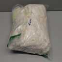 BEDELITE Fleece Throw Blanket for Couch - 300GSM Soft & Warm Fluffy Cream White Blanket, Decorative and Giftable Striped Blankets for Women, Men, 50"x60"