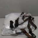 ZYP 2PCS 8x10ft Heavy Duty Clear Waterproof Tarps Outdoor Garden Rainproof Covering,Clear Vinyl Tarp with Grommets,Transparent Waterproof Tarpaulin for Covering Henhouse Porch Canopy Plant Camping